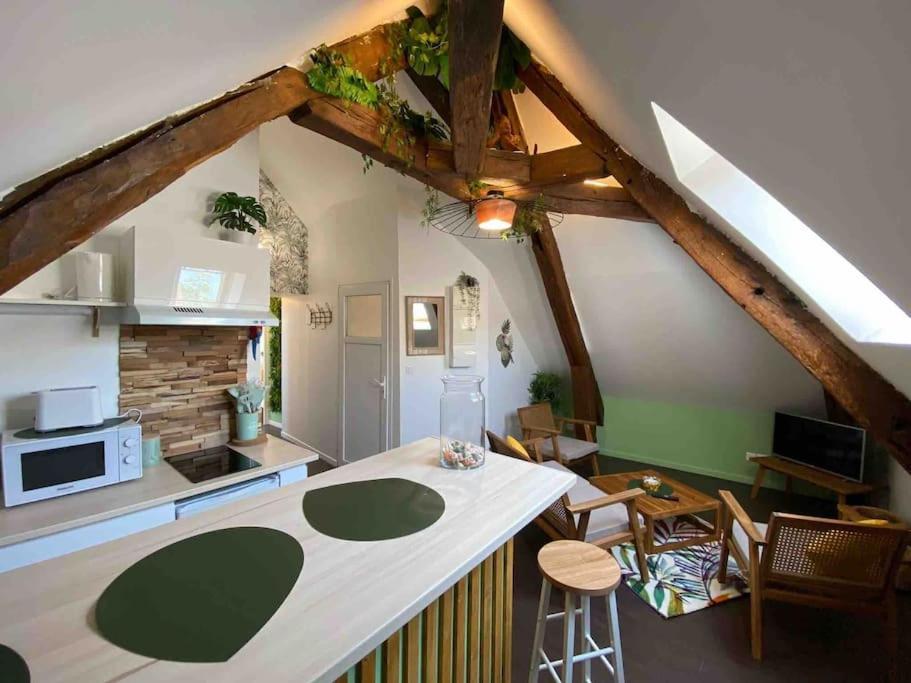Sous Les Tropiques D'Ablis Appartement Buitenkant foto